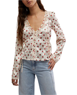 Free People - Field Of Roses Blouse