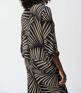 Joseph Ribkoff - Blusa com estampa tropical de gaze