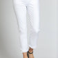 Apny - Olivia Pull-on Crop Frayed Jean