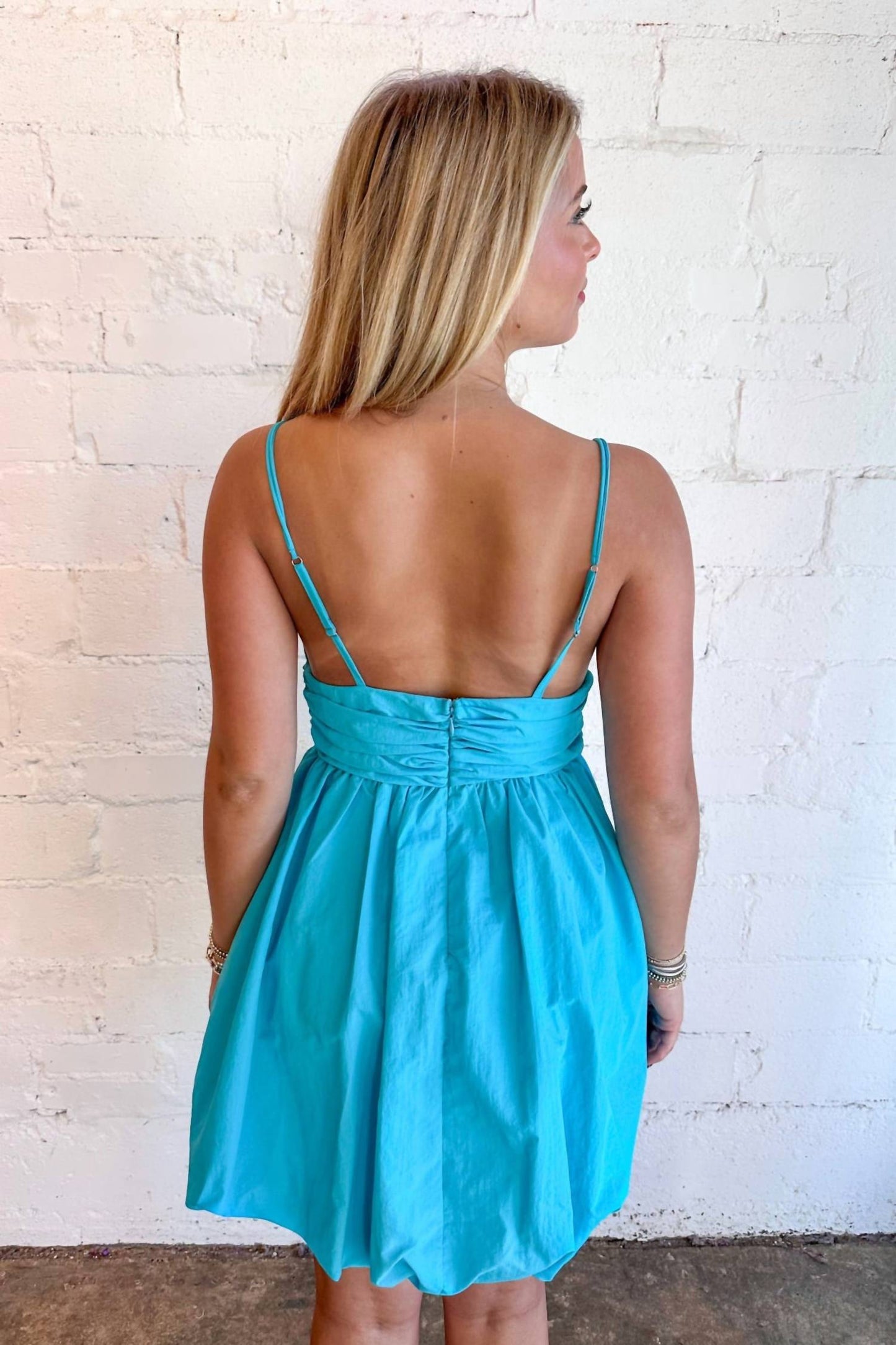 Day + Moon - Camille Babydoll Poplin Mini Dress