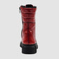 Helios - Women's Medusa Fur-lined Zip-up Leather Boots