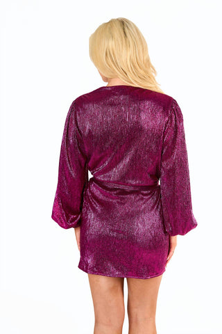 Buddylove - Adeline Sequin Wrap Dress