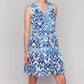 Charlie B - Printed Sleeveless Cotton Ruffle Dress