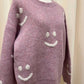 In The Beginning - Women's Smiley Sweater