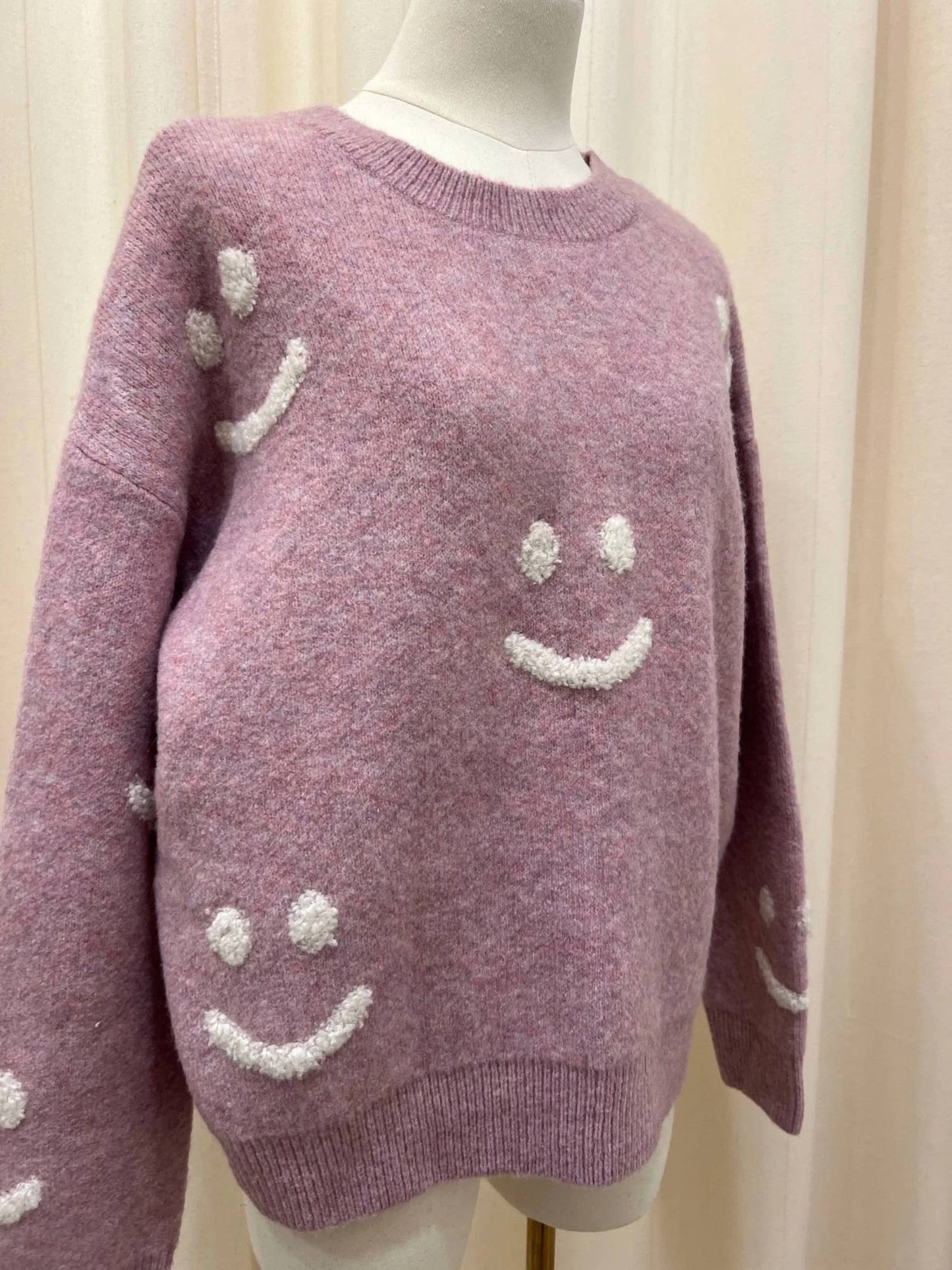 In The Beginning - Women's Smiley Sweater