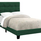 Transitional Upholstered Bed Frame
