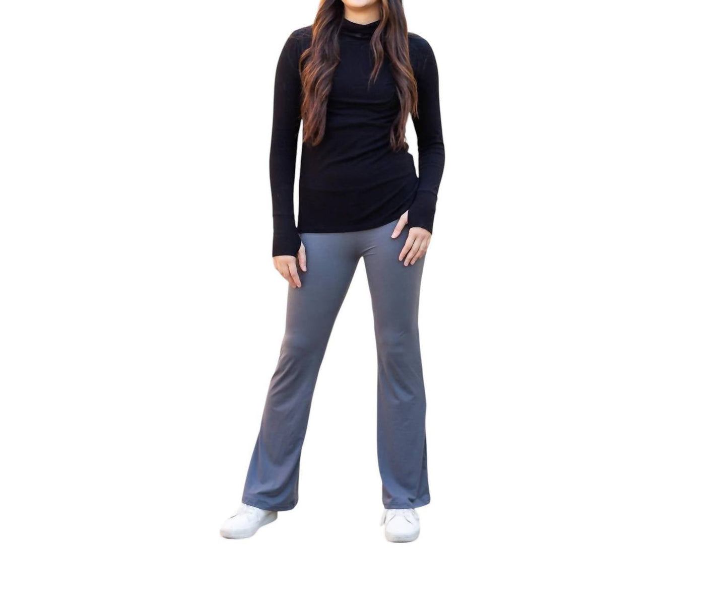 Julia Rose - Cassie Bootcut Leggings with Pockets