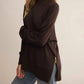 Z Supply - Sable Luxe Rib Mock Neck Sweatshirt