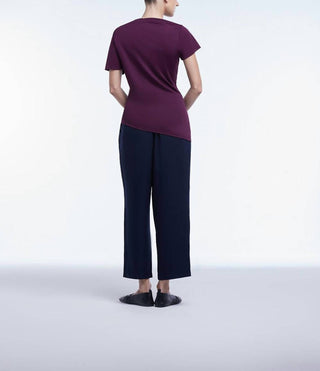 Dāl The Label - Top assimétrico de manga curta