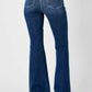 Judy Blue - High Waist Angled Side Detail Flare Denim Jeans