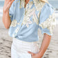 Aapparella - Floral Ric Rac Top - Plus