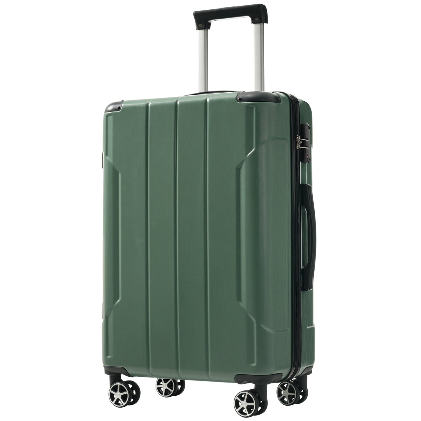 24" Hardshell  Expandable ABS Spinner Luggage (Green)