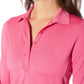 Golftini - Long Sleeve Ruffle Polo Shirt