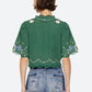 Sea - Vesna Embroidery Tie Front Top