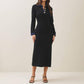 Able - Women's Denim Trim Knit Dress