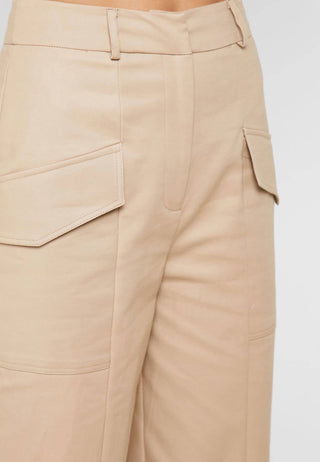 Topshop - Calça utilitária cropped de cintura alta e perna larga
