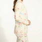 Fdj - Textured Printed Long Sleeves Blazer