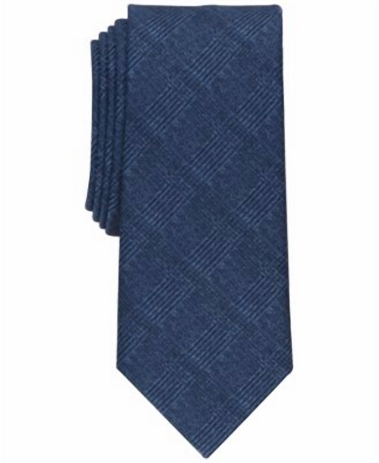 Alfani - Men's Munroe Slim Glen Plaid Tie