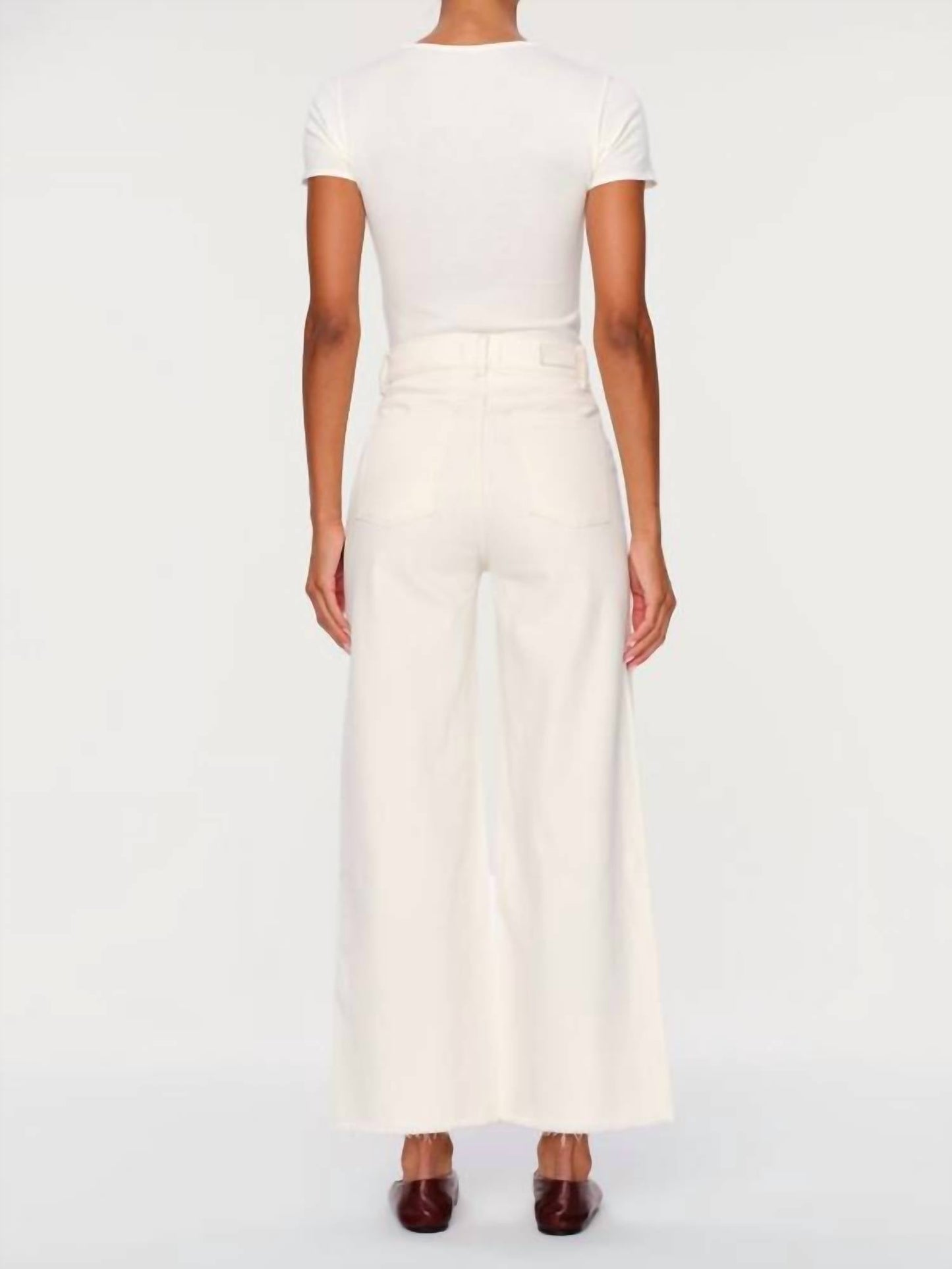 Dl1961 - Women'S - Hepburn Wide Leg High Rise Ankle Jeans