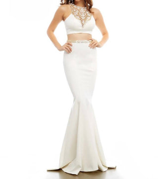 Mac Duggal - VESTIDO SEREIA DE DUAS PEÇAS