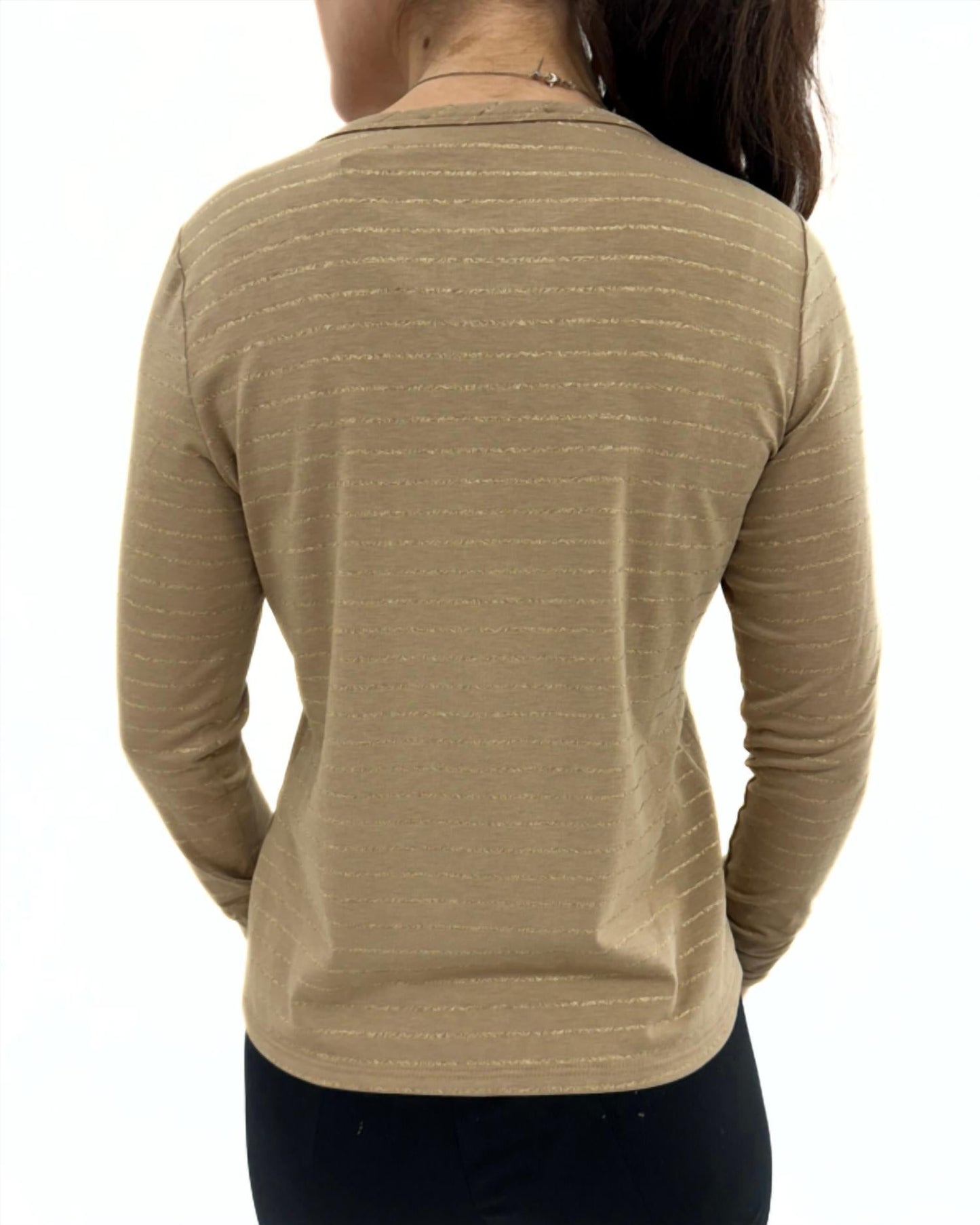 Elliott Lauren - Crew Neck Long Sleeves Top