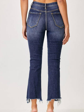 Risen - Curvy High Rise Slim Straight Jeans