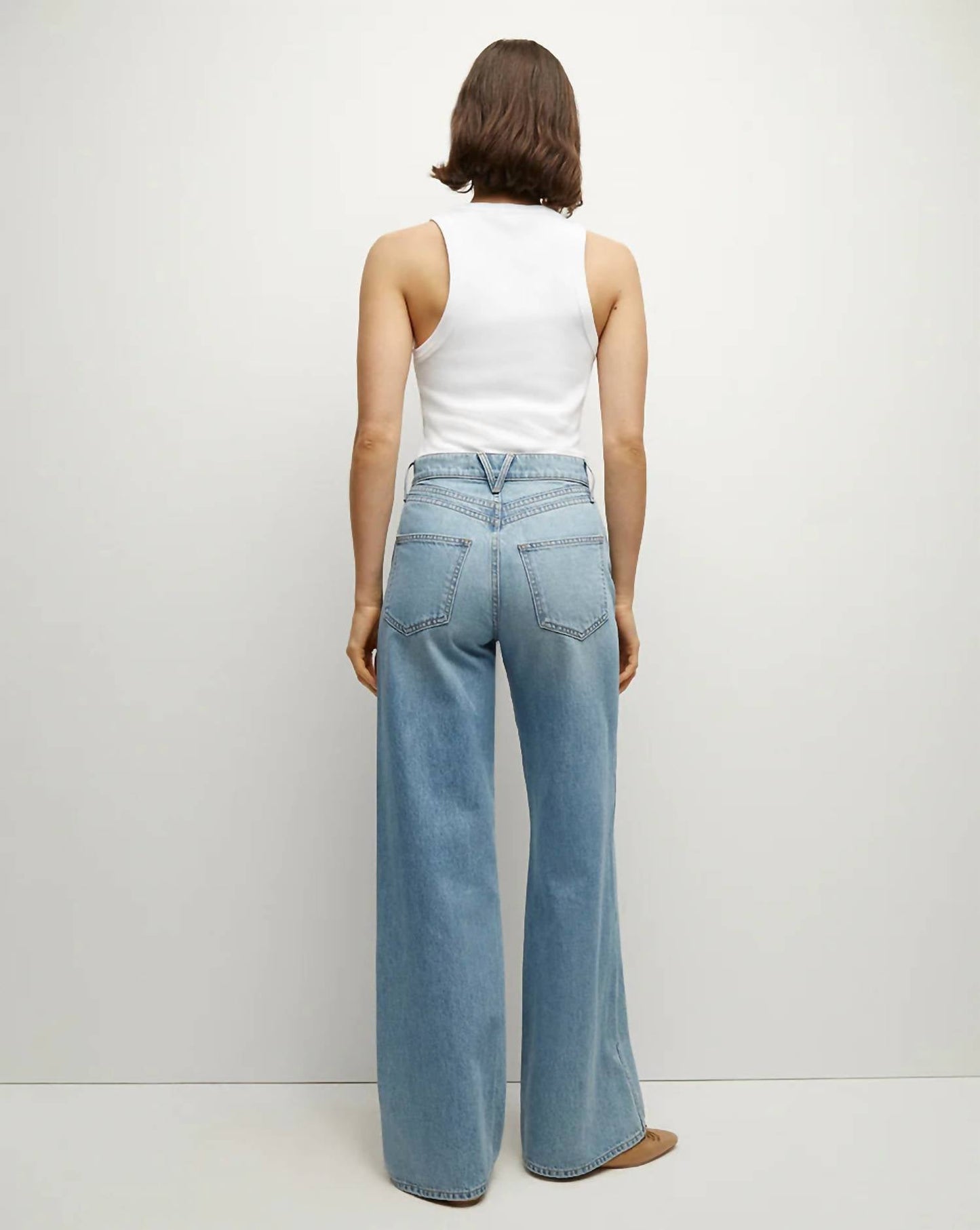 Veronica Beard - Taylor High Rise Wide Leg Jean