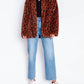 Pj Salvage - Leopard Print Cozy Shearling Cardigan Recoca