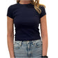 Enza Costa - Women's Supima Baby Rib Crop Top