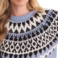 525 America - Alora Puff Sleeve Fair Isle Top