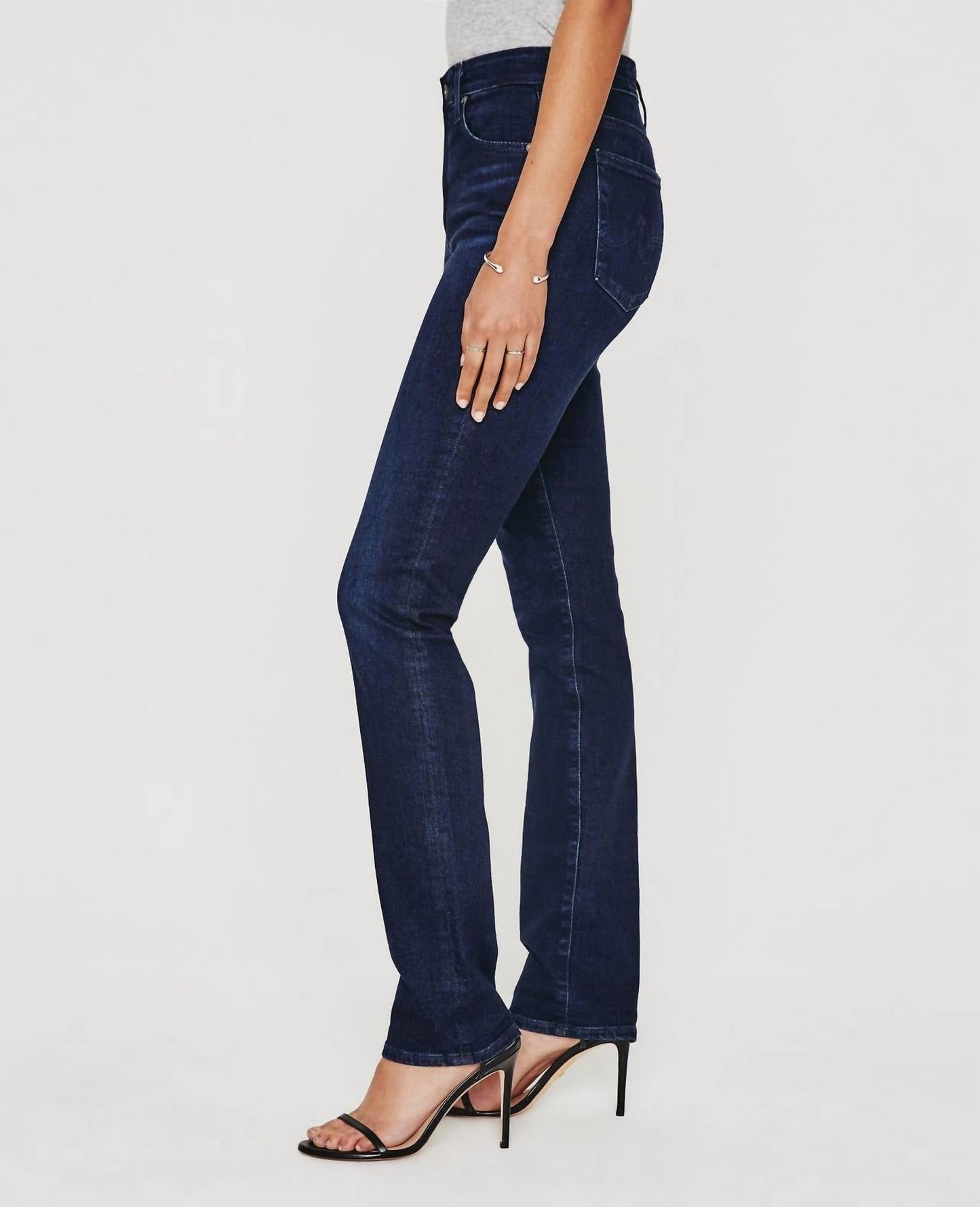 Ag Jeans - Mari Extended Mid Rise Slim Straight Jeans