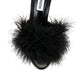 Steve Madden - Women's Spin Leather Hi Feather Heels