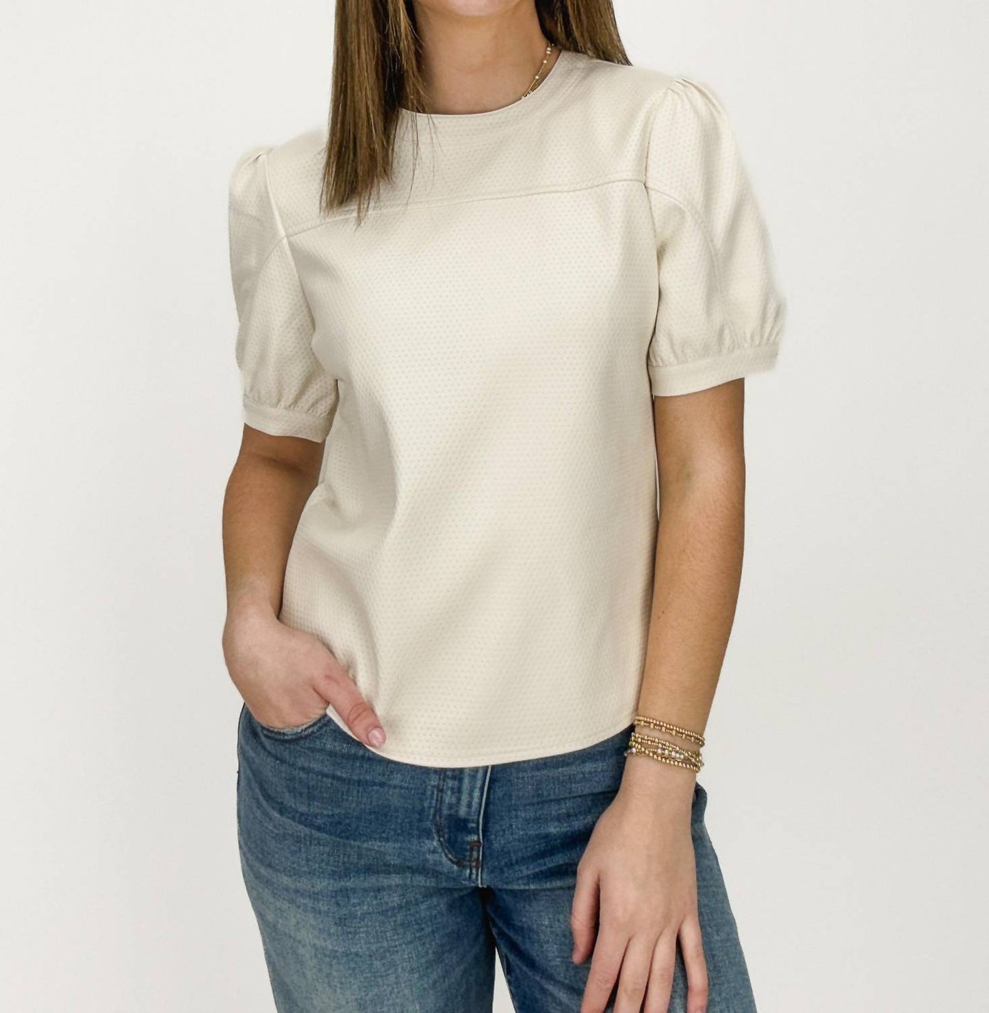 Dolce Cabo - Alexis Puff Sleeve Top