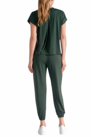 Elan - Macacão Camiseta Manga Curta