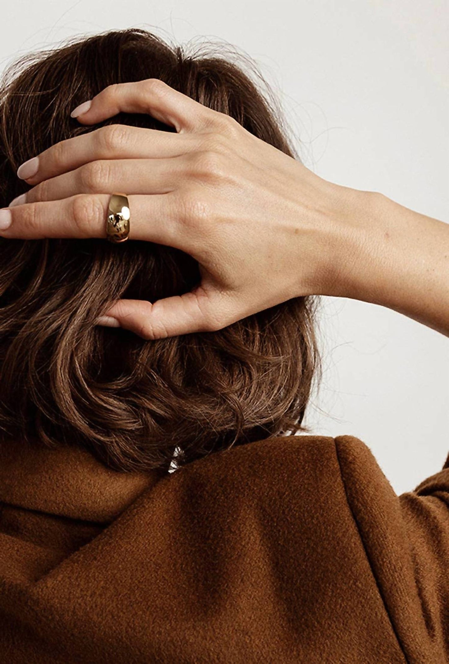 Maslo Jewelry - Domed Ring Gold