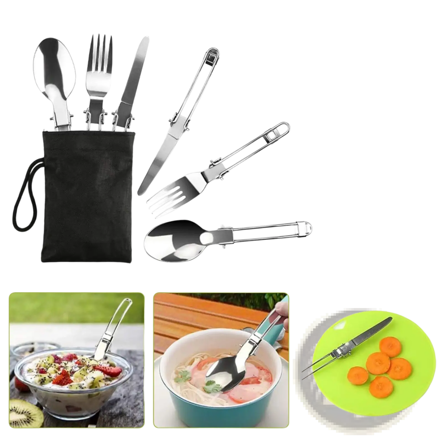 Camping Cookware Set 12pcs Aluminum Pot Pan Kettle