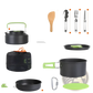 Camping Cookware Set with Stove and Kettle 16pcs