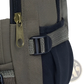 Canvas Backpack Men's Olive Green Student Bag