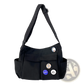 Canvas Shoulder Bag Large Multi Pocket Retro Tote