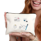 Canvas Tooth Pouch not a Bag of Teeth Travel Case