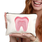 Canvas Tooth Pouch not a Bag of Teeth Travel Case