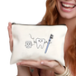 Canvas Tooth Pouch not a Bag of Teeth Travel Case