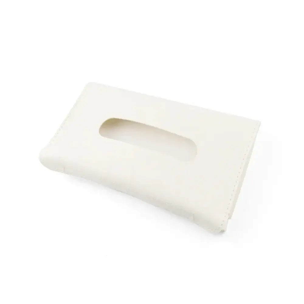 Premium Leather Car Sun Visor Tissue Box Holder