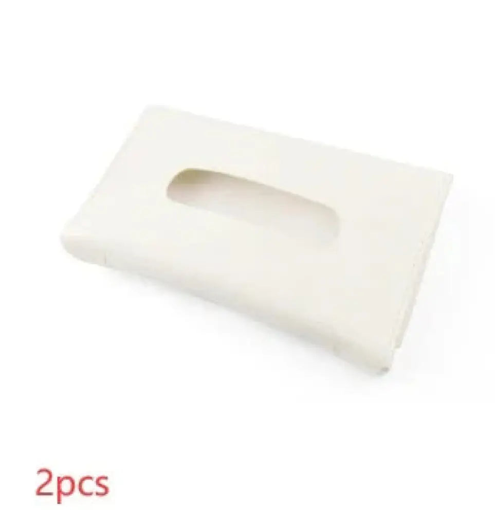 Premium Leather Car Sun Visor Tissue Box Holder