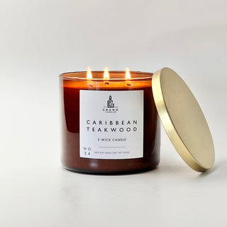 Caribbean Teakwood Soy Candle