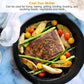 Cast Iron Skillet Set Pre Seasoned 3 Piece Cookware