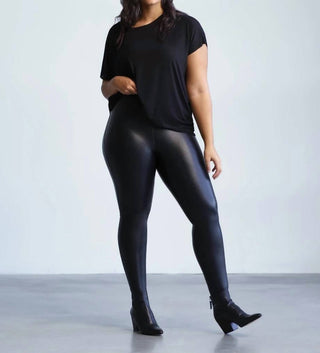 Commando - Control Faux Leather Pull-on Leggings