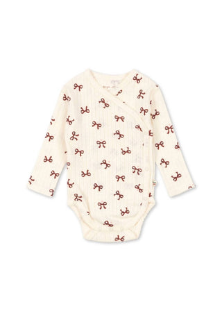 Konges Sløjd - Baby's Minnie Bow Rouge Onesie