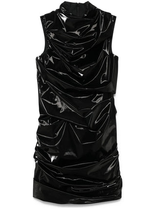 Alexander Mcqueen - Laminated Stretch Jersey Day Dress