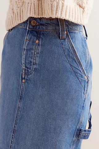 Free People - Saia Maxi Jeans Francisco
